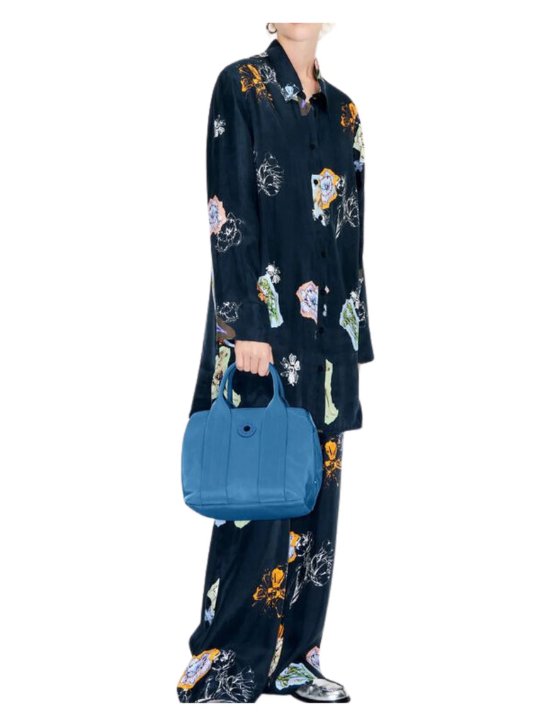 on-model-Bimba-Y-Lola-Medium-Blue-Nylon-Shopper-Bag