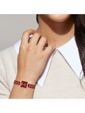on-model-Coach-14504226-Cass-Ladies-Dial-Leather-Strap-Red