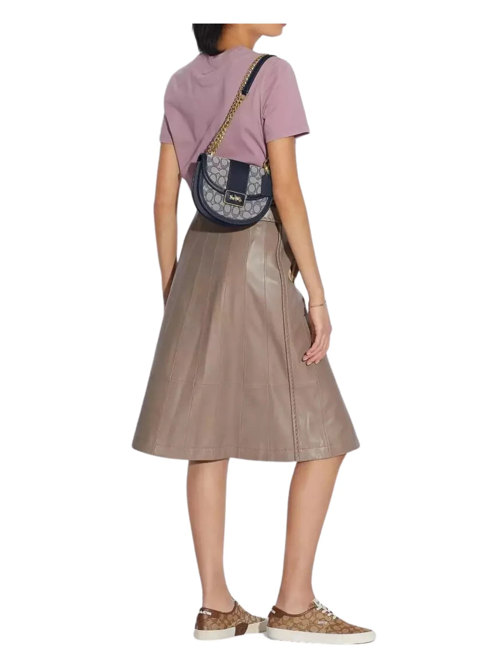 on-model-Coach-Alie-Saddle-Bag-In-Signature-Jacquard-Midnight-NavyWEBP