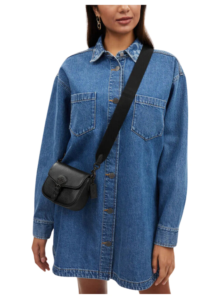 Coach mini saddle bag sale