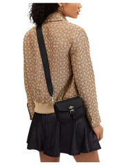 on-model-Coach-Amelia-Leather-Small-Saddle-Bag-Black