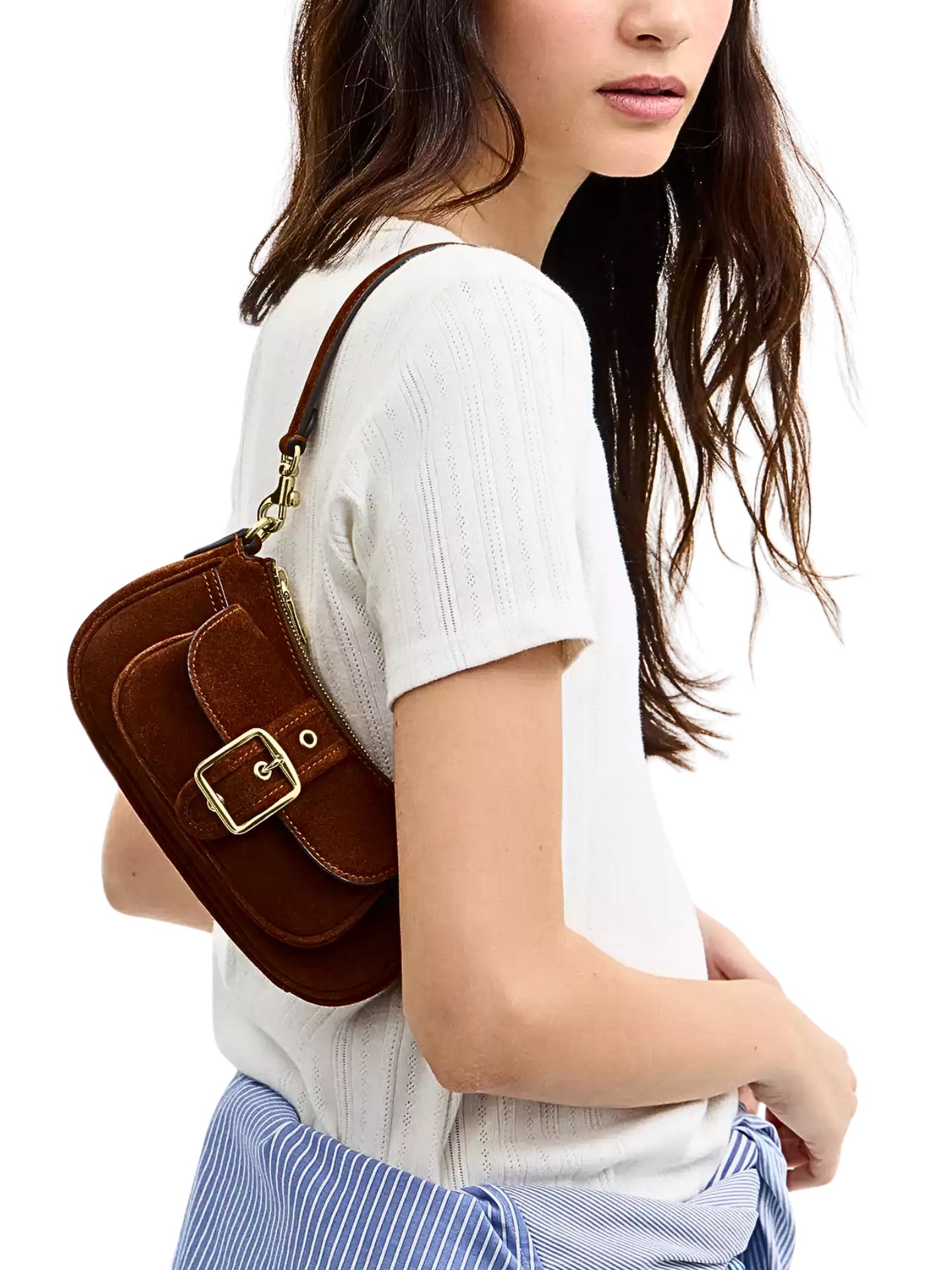 on-model-Coach-Ashton-Mini-Shoulder-Bag-Warm-Brown
