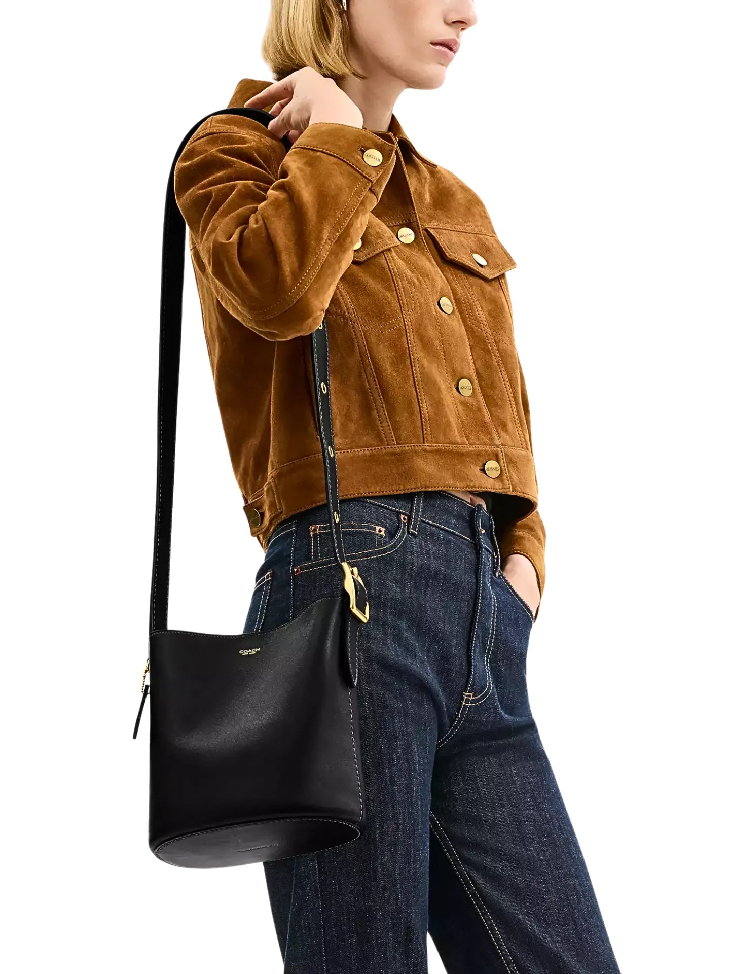 on-model-Coach-Bleecker-Bucket-Bag-21-Black