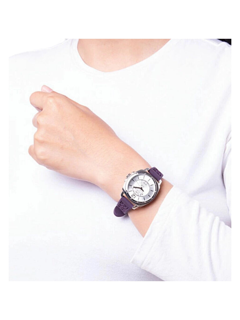 on-model-Coach-Boyfriend-Purple-Silicone-Rubber-Strap-Watch