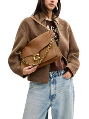 on-model-Coach-Chain-Tabby-Shoulder-Bag-35-Honey-Brown