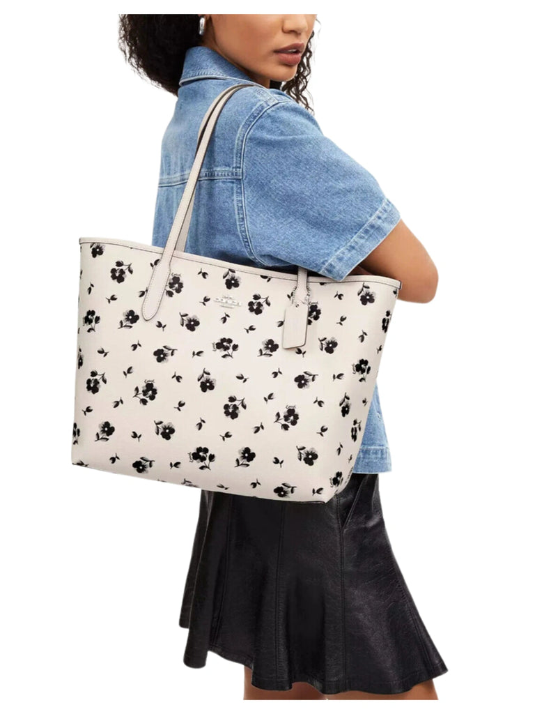 on-model-Coach-City-Tote-With-Floral-Printed-Chalk-Multi