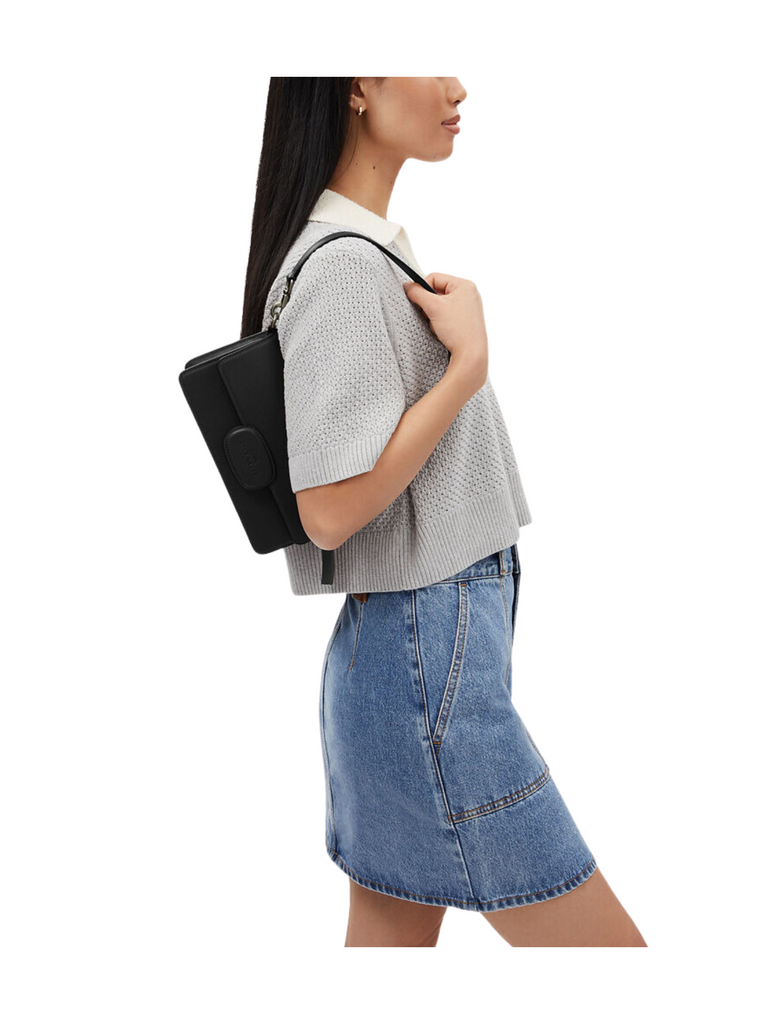 on-model-Coach-Eliza-Flap-Crossbody-Bag-Black