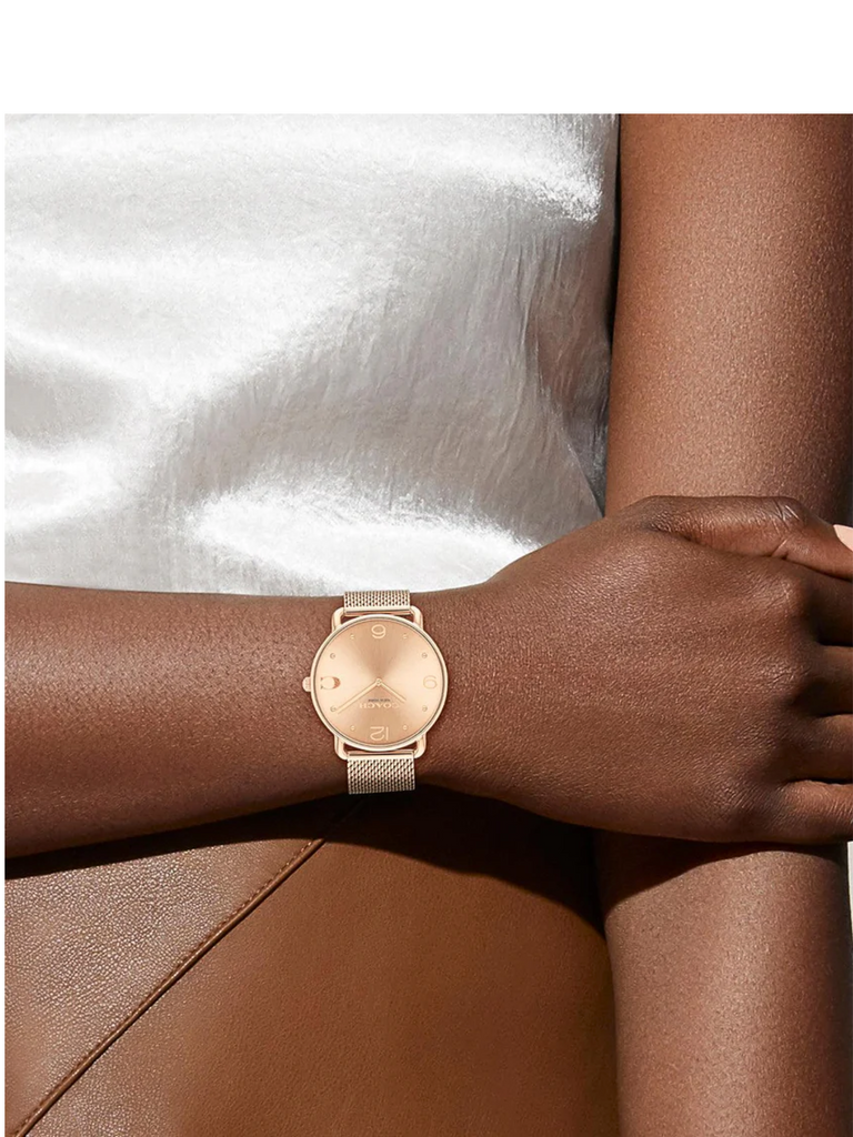 on-model-Coach-Elliot-Watch-41mm-With-Signature-C-Rosegold