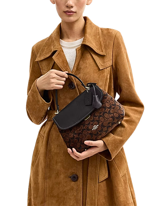 on-model-Coach-Emory-Top-Handle-Bag-In-Signature-Chenille