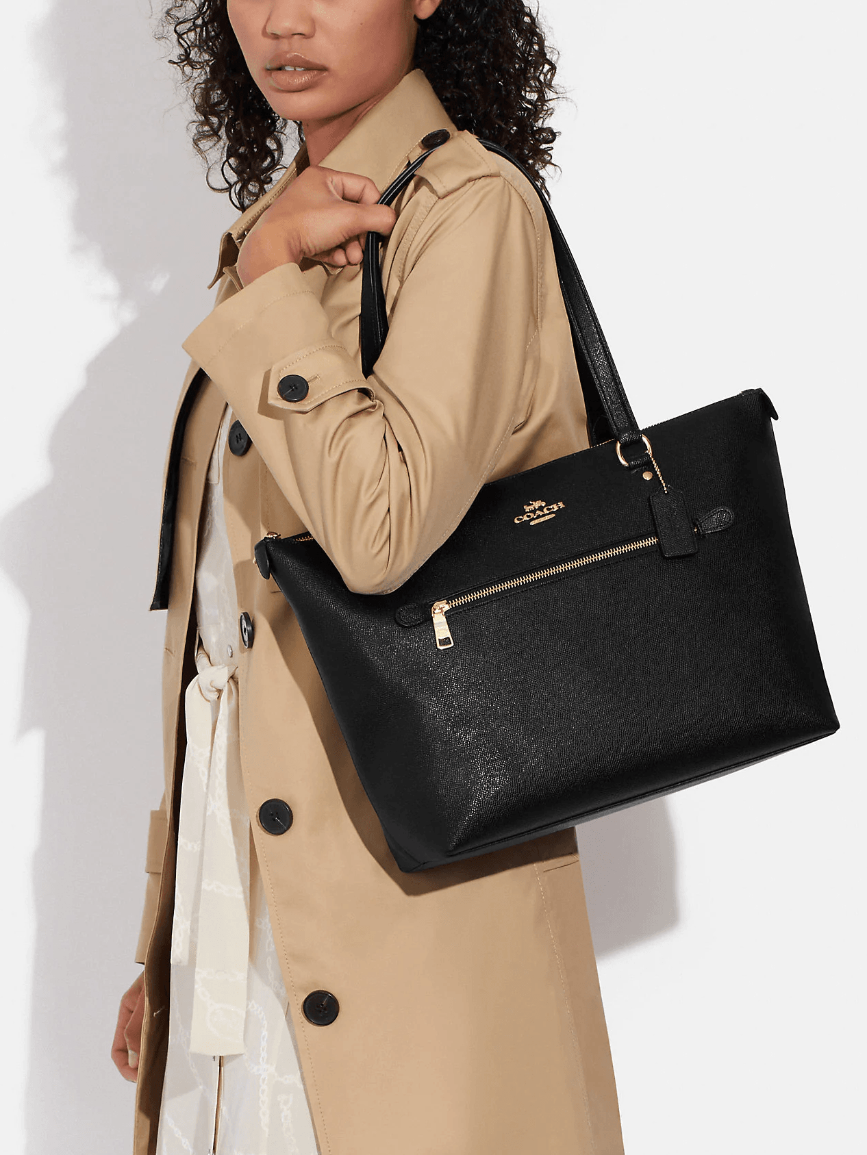 on-model-Coach-Gallery-Tote-Black
