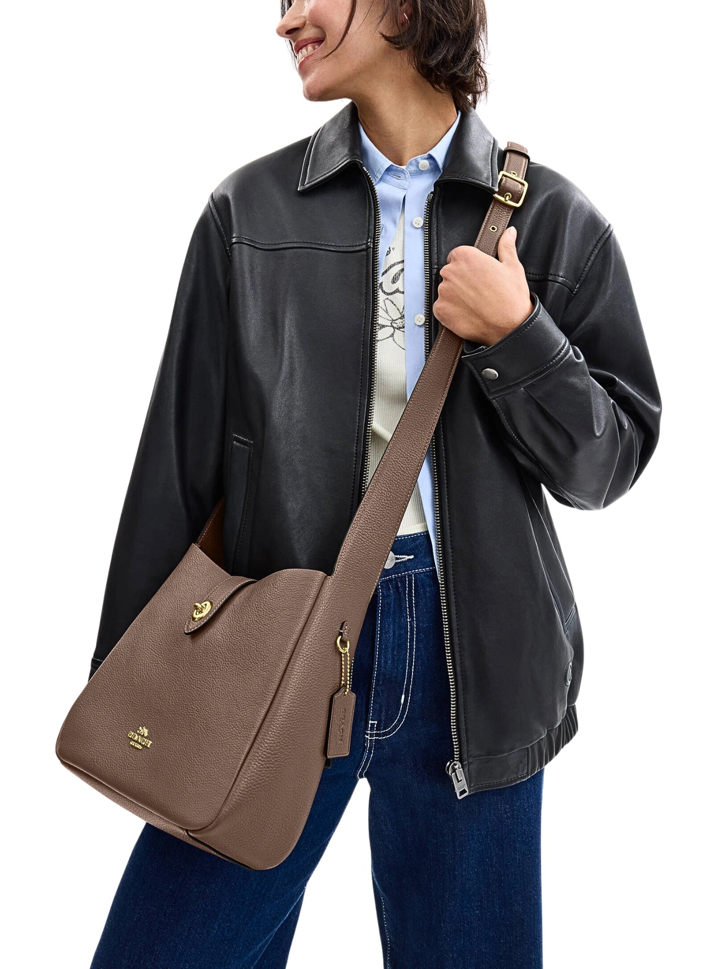 on-model-Coach-Hadley-Convertible-Crossbody-Bag-Dark-Stone