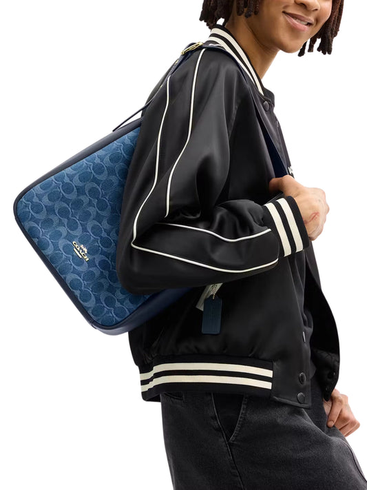 on-model-Coach-Hadley-Convertible-Crossbody-Bag-In-Signature-Denim-Indigo