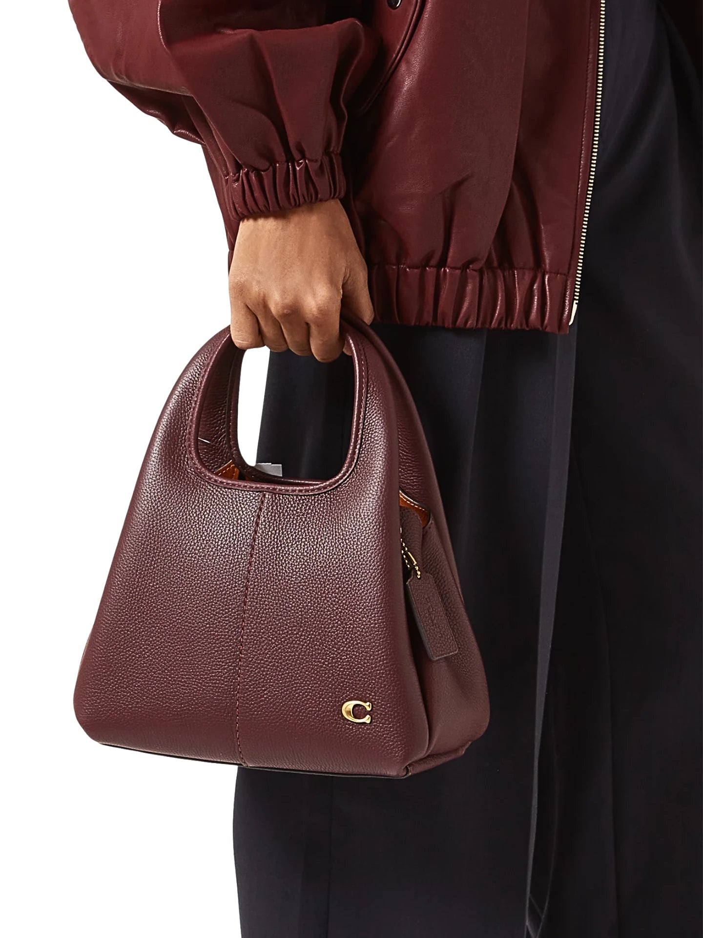 on-model-Coach-Lana-Shoulder-Bag-23-Burgundy