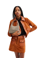 on-model-Coach-Lana-Shoulder-Bag-23-In-Signature-Jacquard-Burnished-Amber