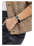 on-model-Coach-Libby-Watch-Rubber-Strap-Black