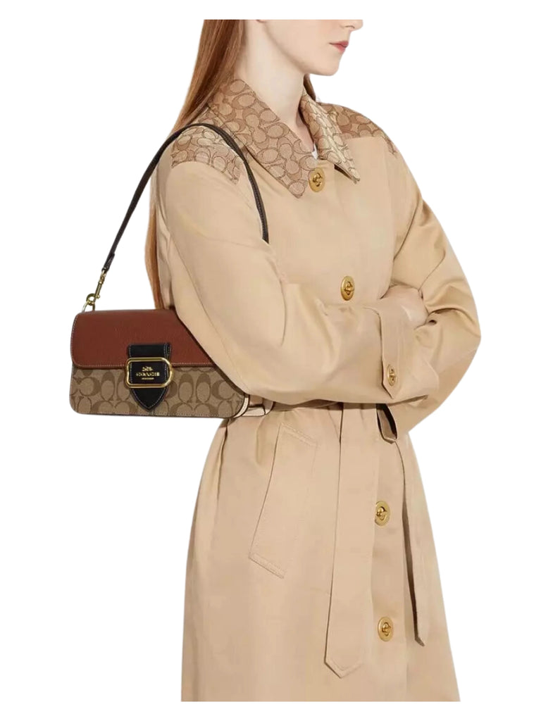 on-model-Coach-Morgan-Shoulder-Bag-In-Colorblock-Signature-Canvas-Khaki-Multi