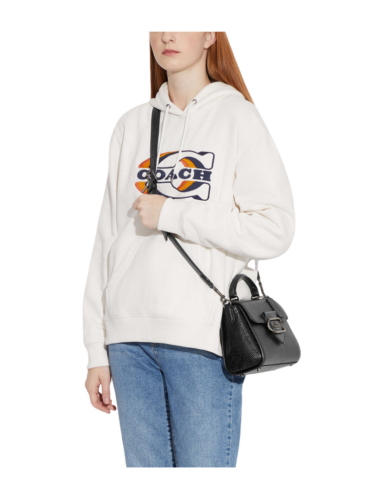on-model-Coach-Morgan-Top-Handle-Satchel-Bag-Black