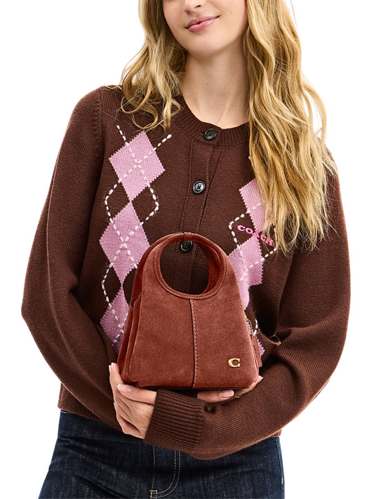 Coach Suede Lana Shoulder Bag 19 Clay