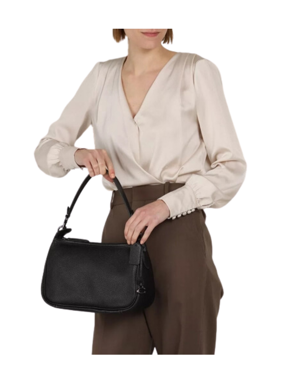 on-model-Coach-Sutton-Crossbody-Bag-Black
