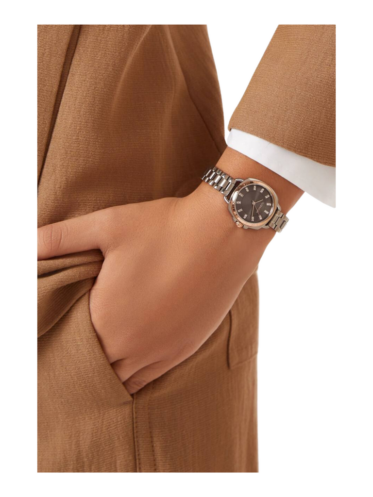 on-model-Coach-Tatum-Grey-Dial-Stainless-Steel-Strap-Watch