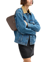on-model-Coach-Teri-Shoulder-Bag-Dark-Stone