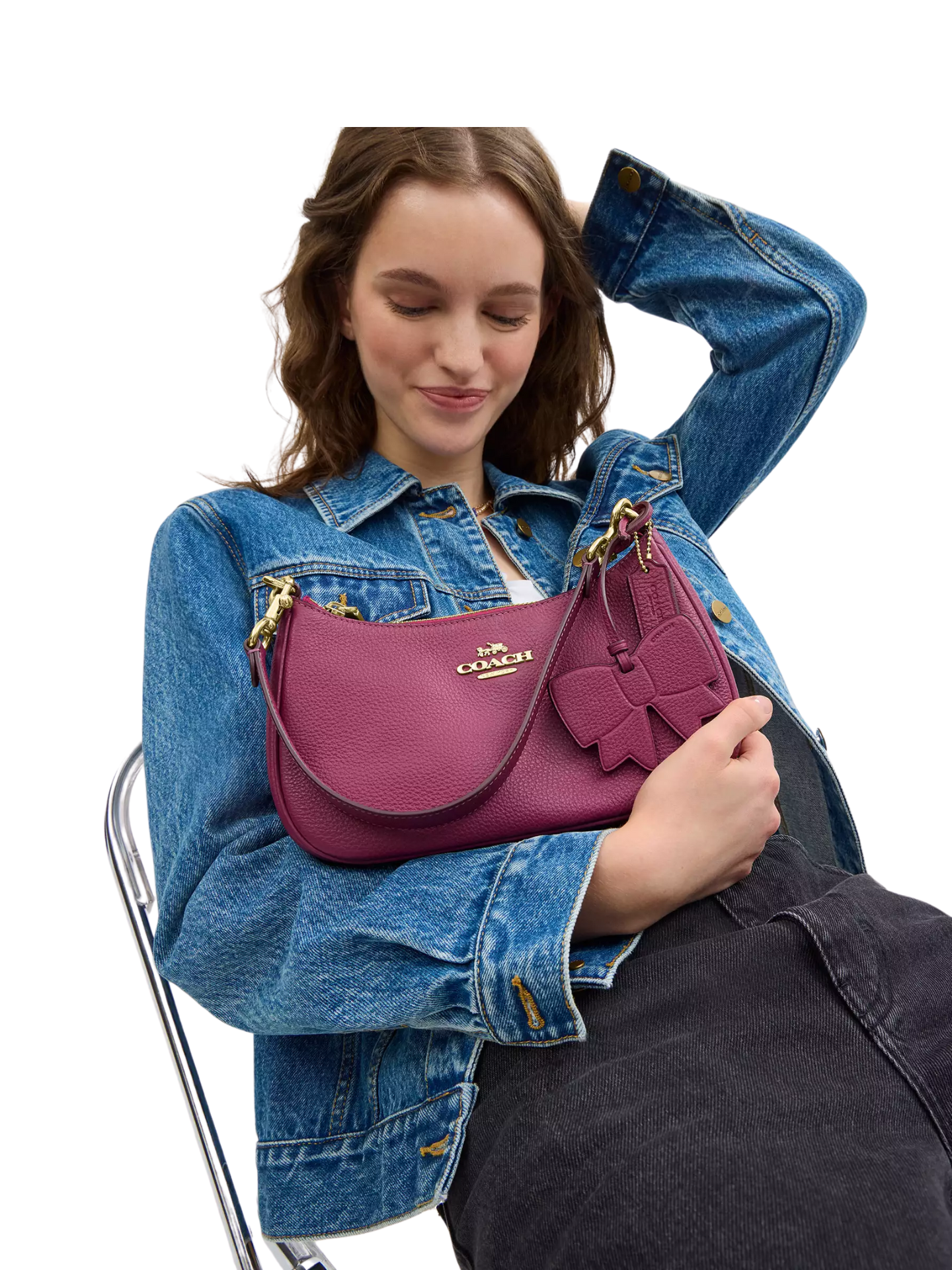 on-model-Coach-Teri-Shoulder-Bag-With_Bow-Charm-Pink