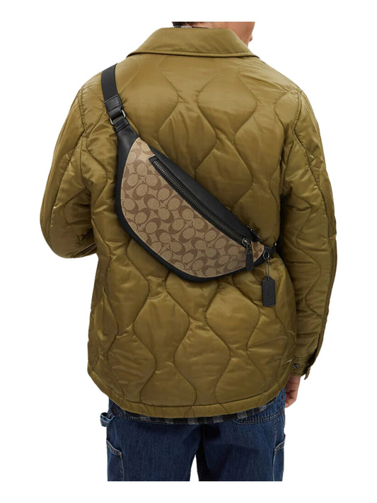on-model-Coach-Warren-Belt-Bag-In-Signature-KhakiBlackWEBP