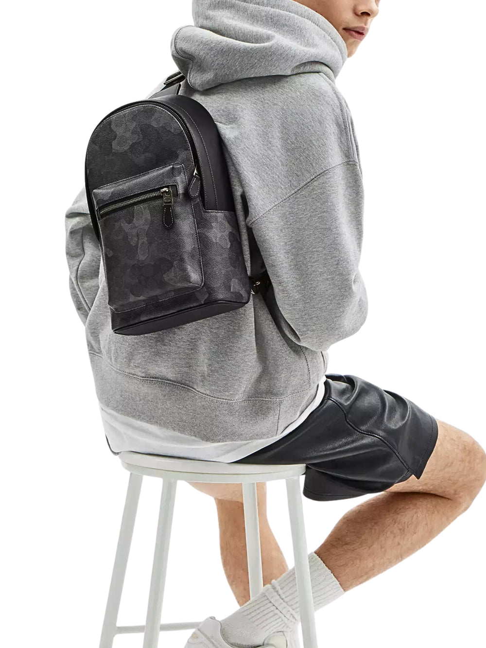 on-model-Coach-West-Pack-In-Signature-Camo-Print-Grey-Multi