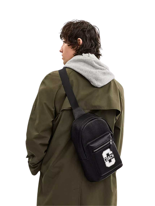 on-model-Coach-West-Pack-With-Varsity-Motif-Black-Chalk