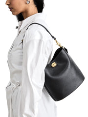 on-model-Coach-Willow-Soft-Bucket-Bag-19-Black