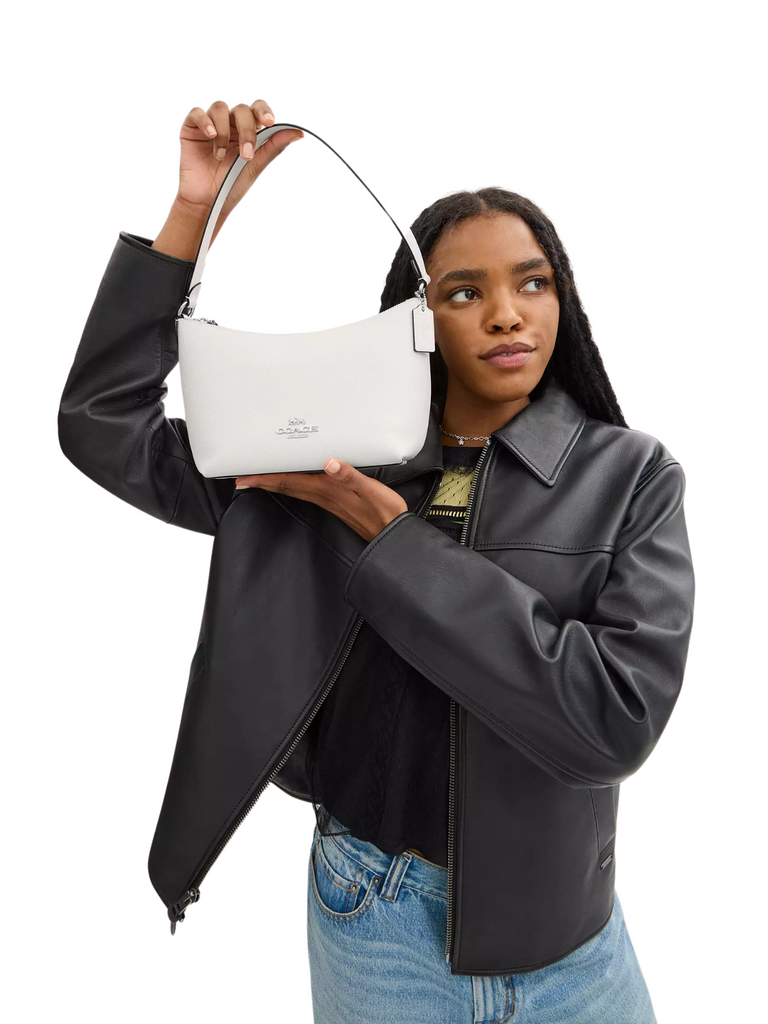 on-model-Coach-Zip-Shoulder-Bag-Crossgrain-Leather-Chalk