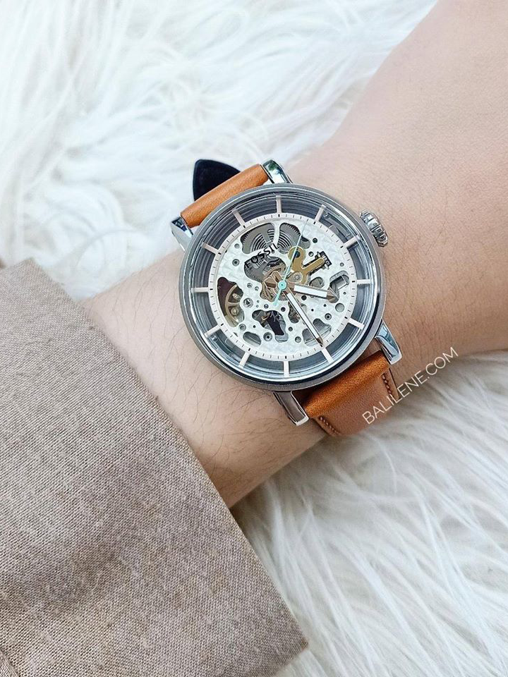 on-model-Fossil-Boyfriend-Automatic-Skeleton-Dial-Leather-Strap