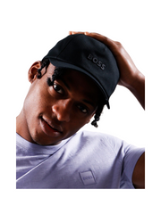 on-model-Hugo-Boss-Fresco-Cotton-Cap-in-Black