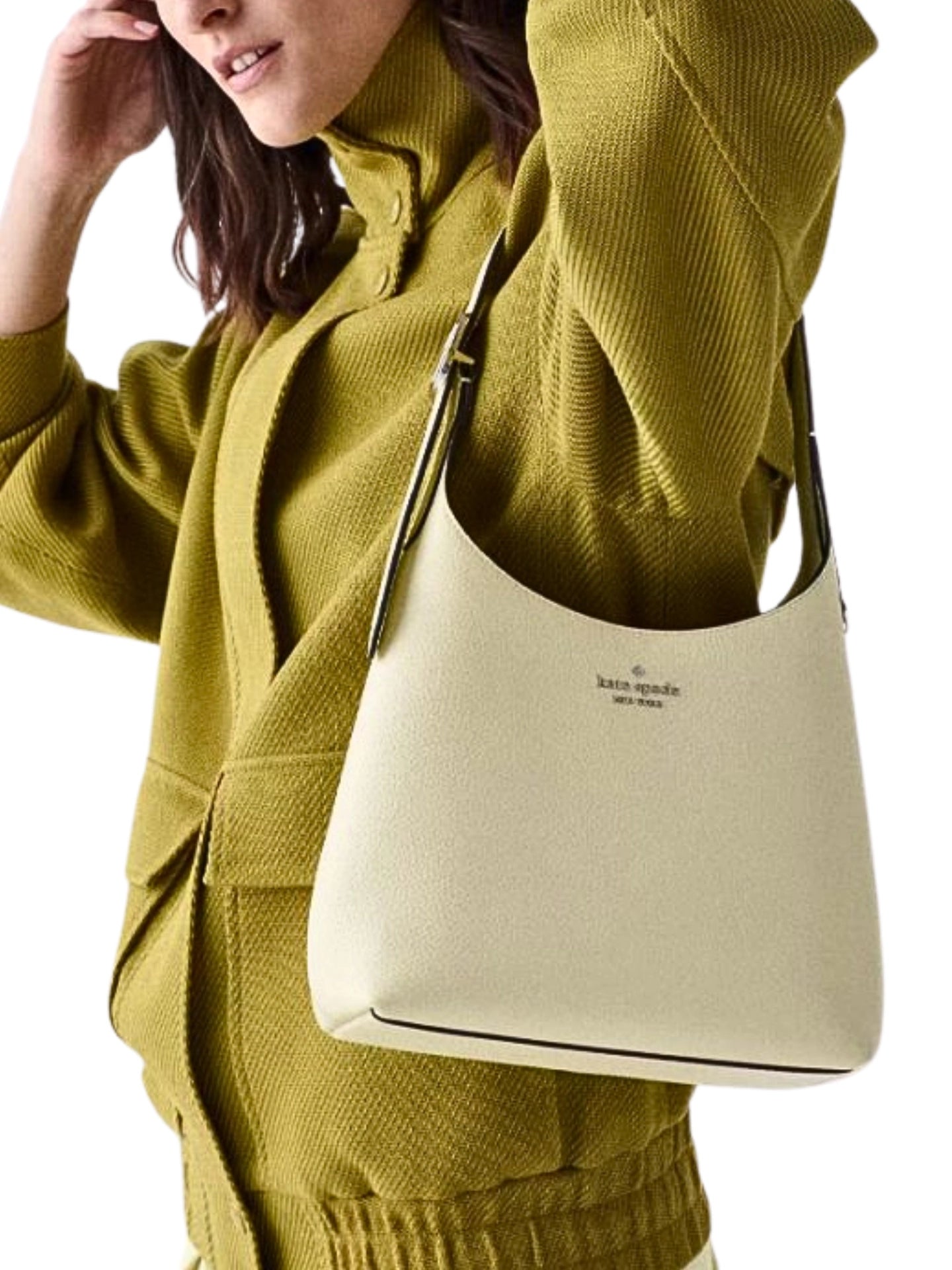 on-model-Kate-Spade-454-Small-Shoulder-Bag-Lemon-Fondant