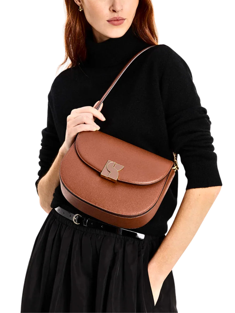 on-model-Kate-Spade-Dakota-Medium-Saddle-Bag-Southwest