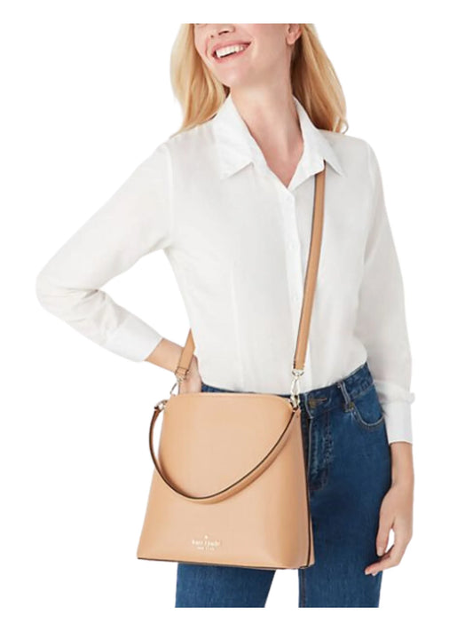 on-model-Kate-Spade-Darcy-Large-Bucket-Bag-Classic-Saddle
