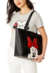 on-model-Kate-Spade-Disney-X-Kate-Spade-New-York-Reversible-Minnie-Large-Tote-Black-Multi
