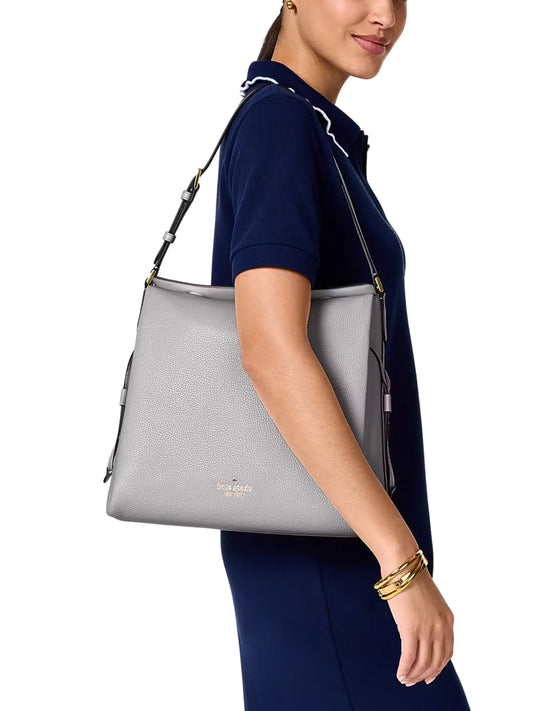 on-model-Kate-Spade-Dumpling-Large-Shoulder-Bag-Mountine-Grey