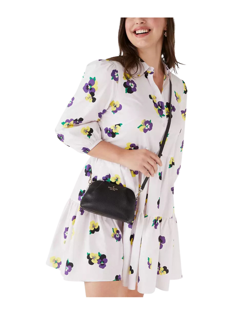 on-model-Kate-Spade-Dumpling-Pebbled-Leather-Convertible-Crossbody-Bag-Black