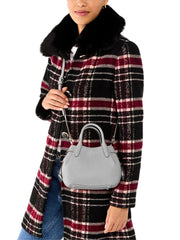 on-model-Kate-Spade-Dumpling-Pebbled-Leather-Mini-Triple-Compartment-Satchel-Grey