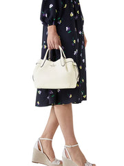 on-model-Kate-Spade-Dumpling-Pebbled-Leather-Small-Satchel-Bag-Meringue