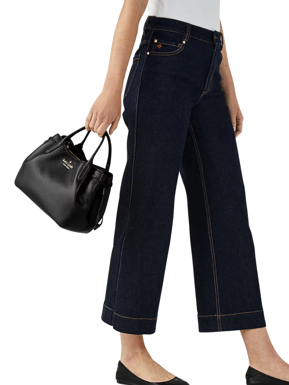 on-model-Kate-Spade-Dumpling-Small-Satchel-Bag-Black