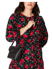 on-model-Kate-Spade-Elsie-Pebbled-Leather-Crossbody-Bag-Black