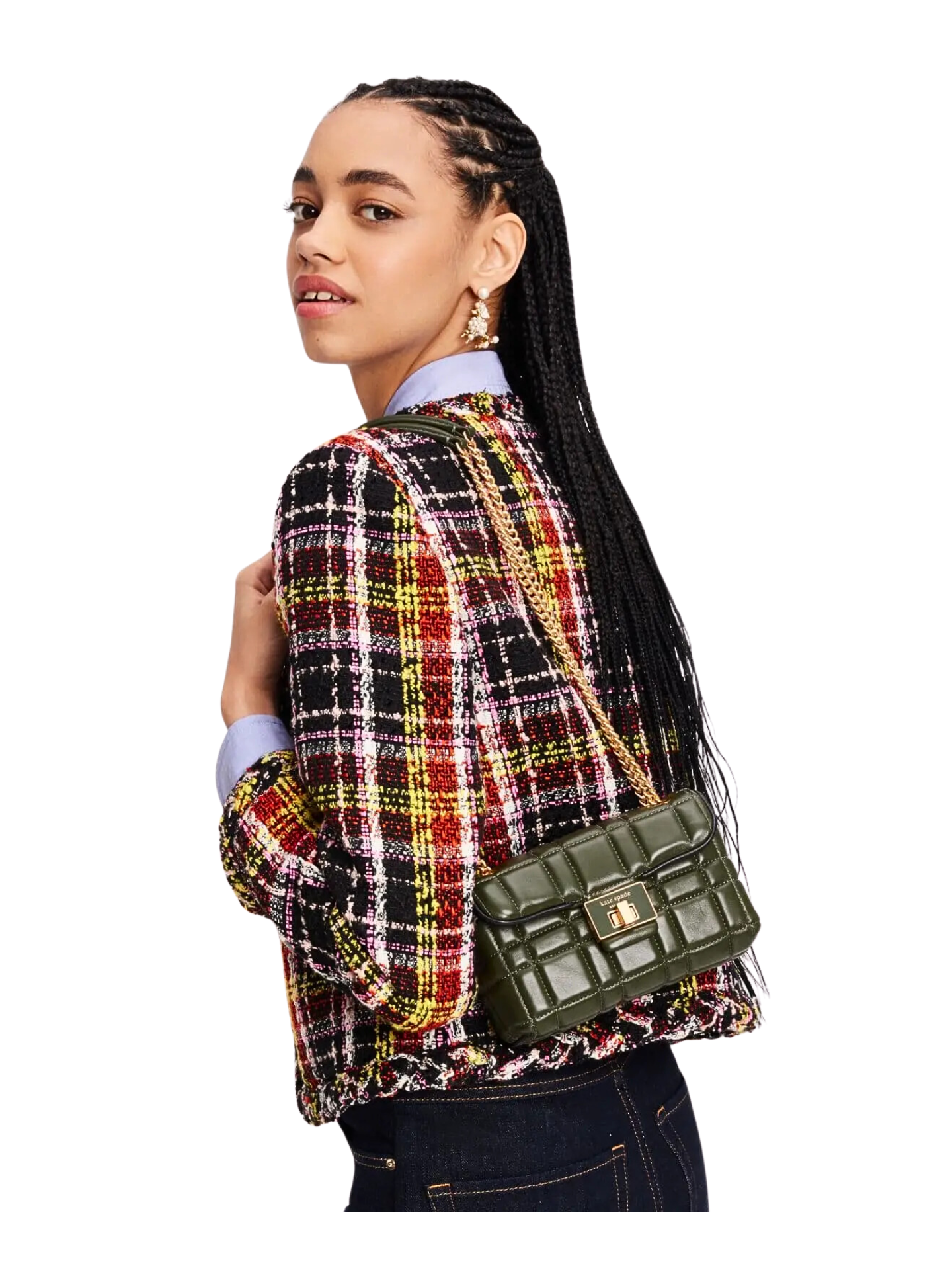 on-model-Kate-Spade-Evelyn-Small-Quilted-Leather-Bonsai-Tree