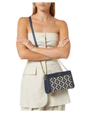 on-model-Kate-Spade-Flower-Jacquard-Medium-Crossbody-Bag-Blue-Multi