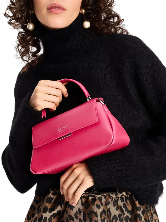 on-model-Kate-Spade-Grace-Small-Top-Handle-Bag-Marker-Pink