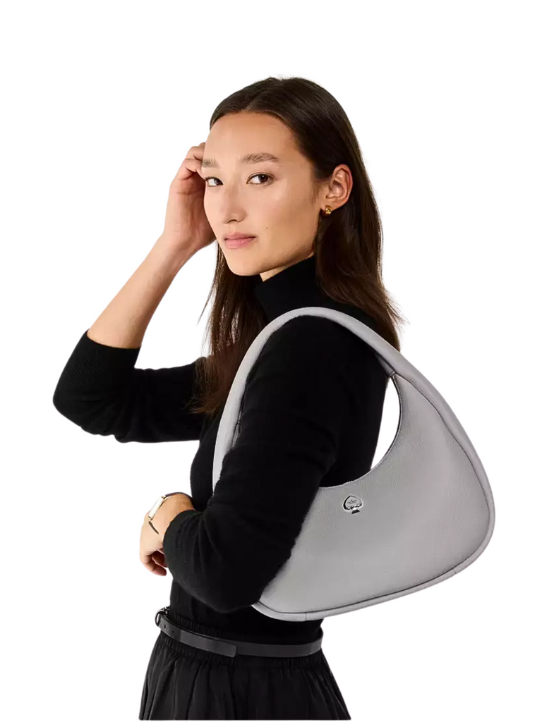 on-model-Kate-Spade-Kayla-Large-Crescent-Shoulder-Bag-Mountain-Grey