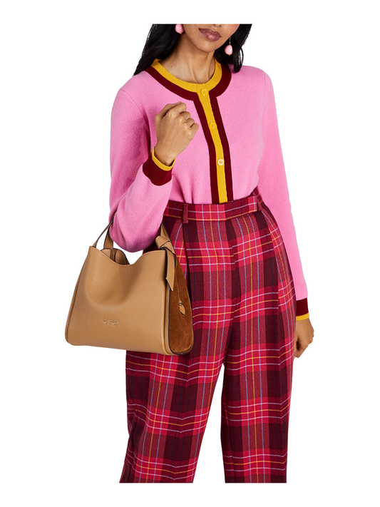 on-model-Kate-Spade-Knott-Medium-Pebbled-Leather-_-Suede-Crossbody-Tote-Bungalow
