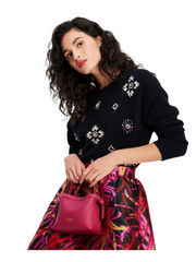 on-model-Kate-Spade-Knott-Mini-Crossbody-Tot-Rose-Red