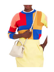 on-model-Kate-Spade-Knott-Mini-Crossbody-Tote-Milk-Glass